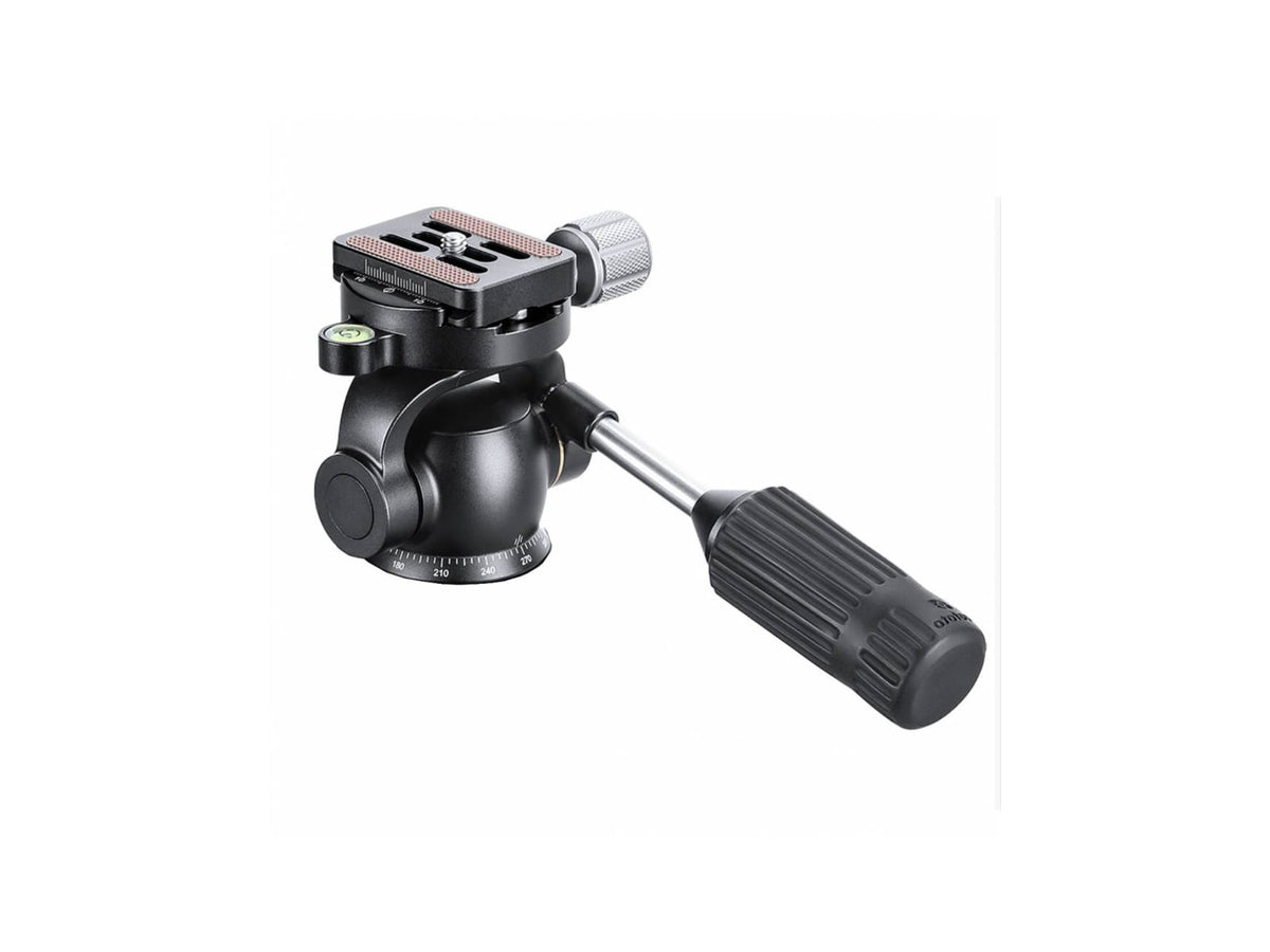 Leofoto SW-01 Mini Fluid Head for Binoculars Arca Swiss Black