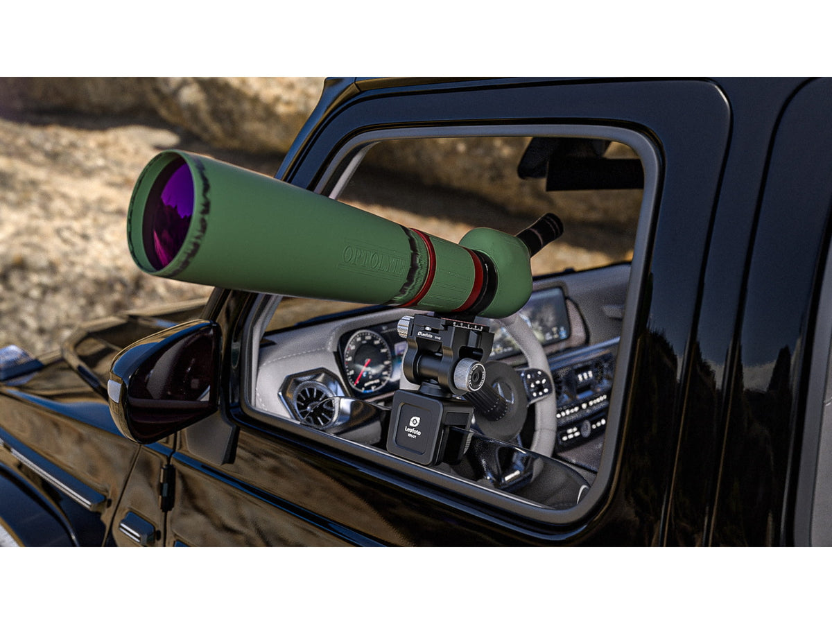 Leofoto WN-01/SW-02 Car Window Clamp Kit Windows Mounting Head for Binoculars/ Lens and Camera Black WN-01+SW-02