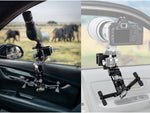 Leofoto WN-02 Multi-Purpose Window Mount for Binoculars/Lens and Camera Black WN-02