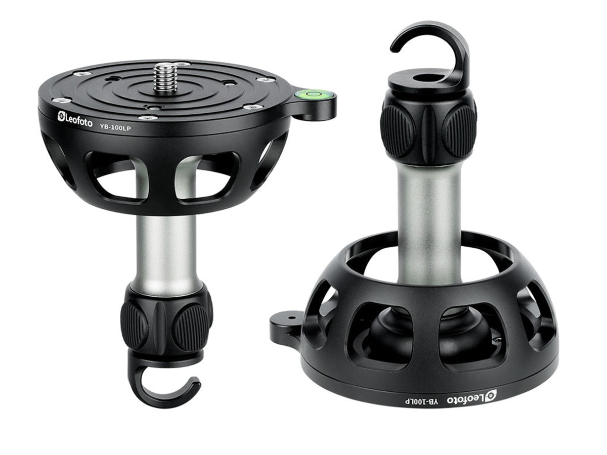 Leofoto YB-100LP Leveling Base w/ Handle for 100mm Bowl - 3/8''