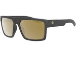 Leupold Becnara Sunglasses Matte Black Frame Square Bronze Mirror Lens Polarized Regular-Wide