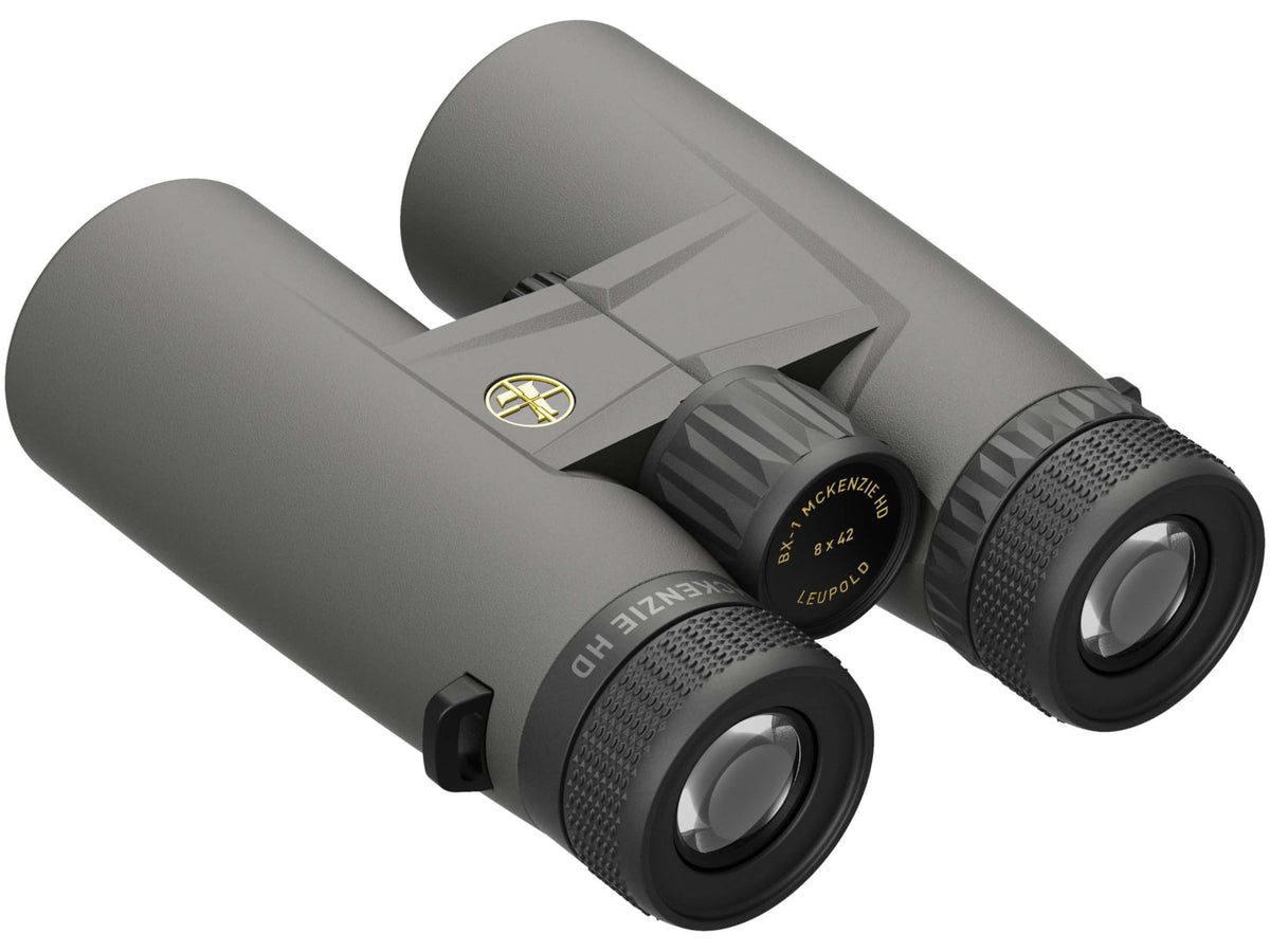 Leupold BX-1 McKenzie HD 10x42mm Roof Prism Binoculars Rubber Shadow Gray