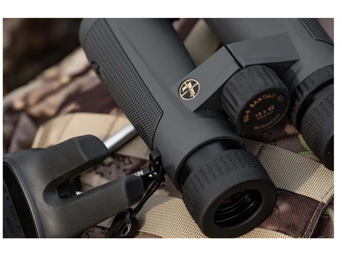 Leupold BX-5 Santiam HD 10x42mm Roof Prism Binoculars Gray