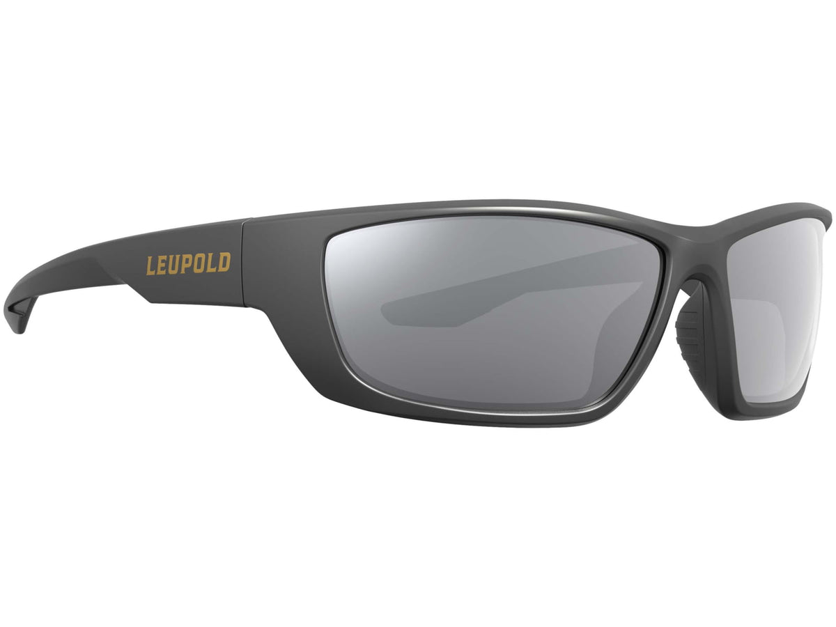 Leupold Cheyenne Performance Eyewear Matte Black Frame Shadow Gray Flash Lens Universal 181280