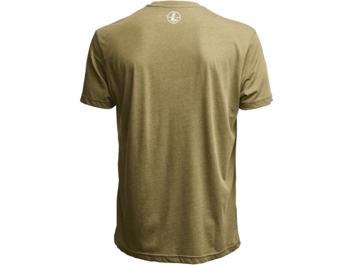 Leupold Distressed Badge Graphic T-Shirt Medium Light Olive