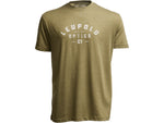 Leupold Distressed Badge Graphic T-Shirt Medium Light Olive