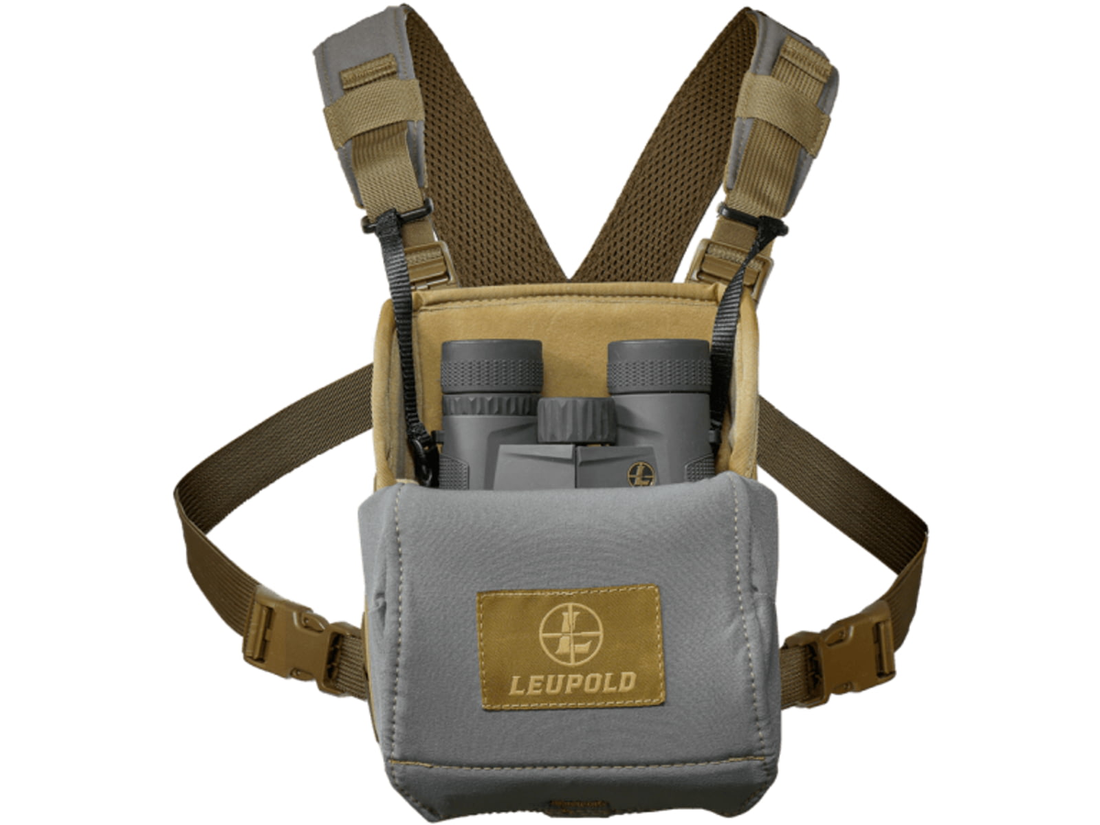 Leupold Magnetic Enclosed Binocular Harness Tan/Grey