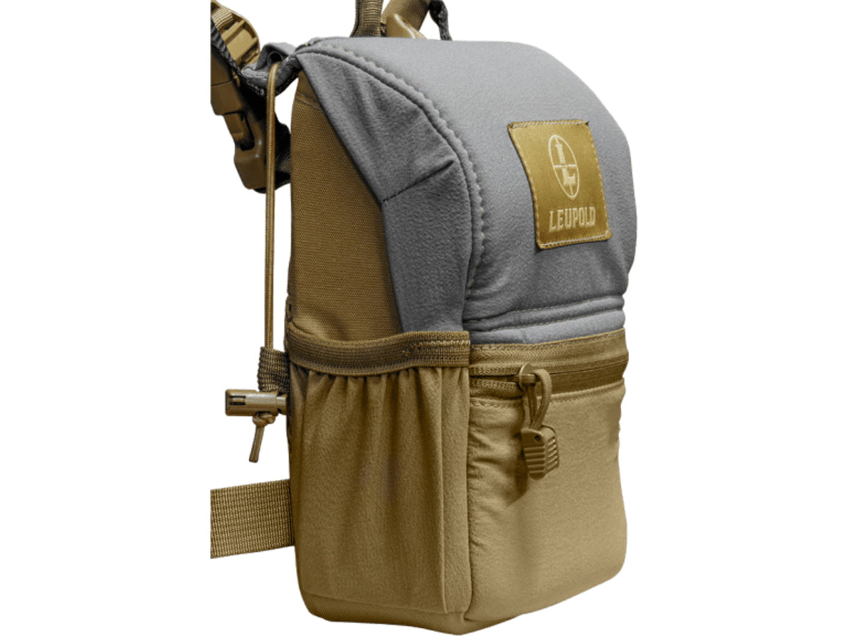 Leupold Non-Magnetic Enclosed Binocular Harness Tan/Grey 185627