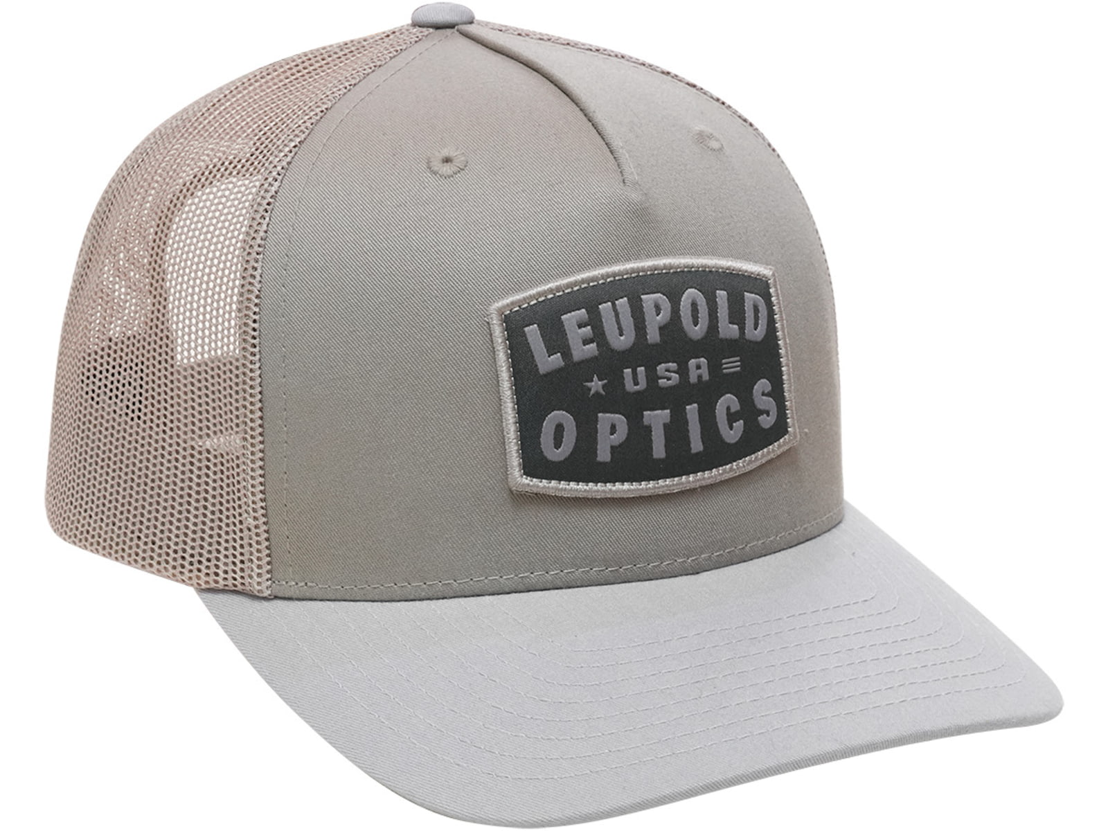 Leupold USA Trucker Hat - Men's Khaki/Gray One Size 186000