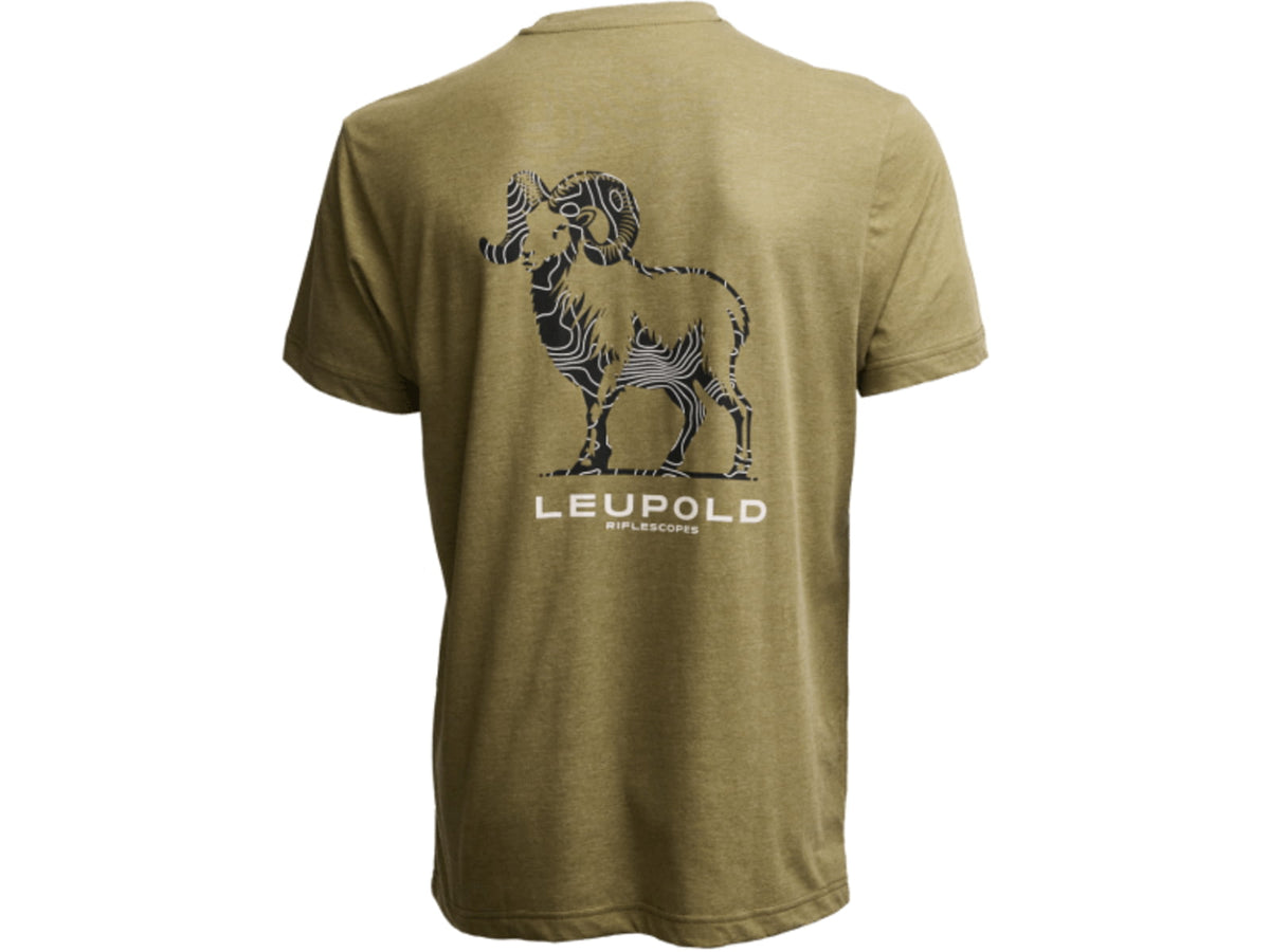 Leupold Ram Graphic T-Shirt Medium Light Olive