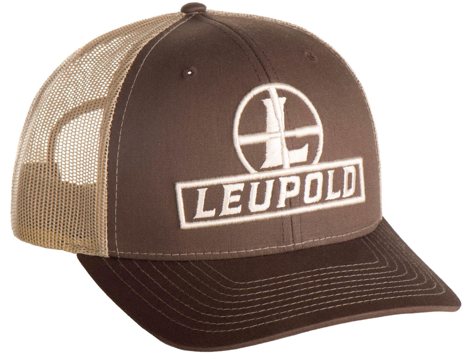Leupold Reticle Trucker Cap Brown/Khaki One Size 180424