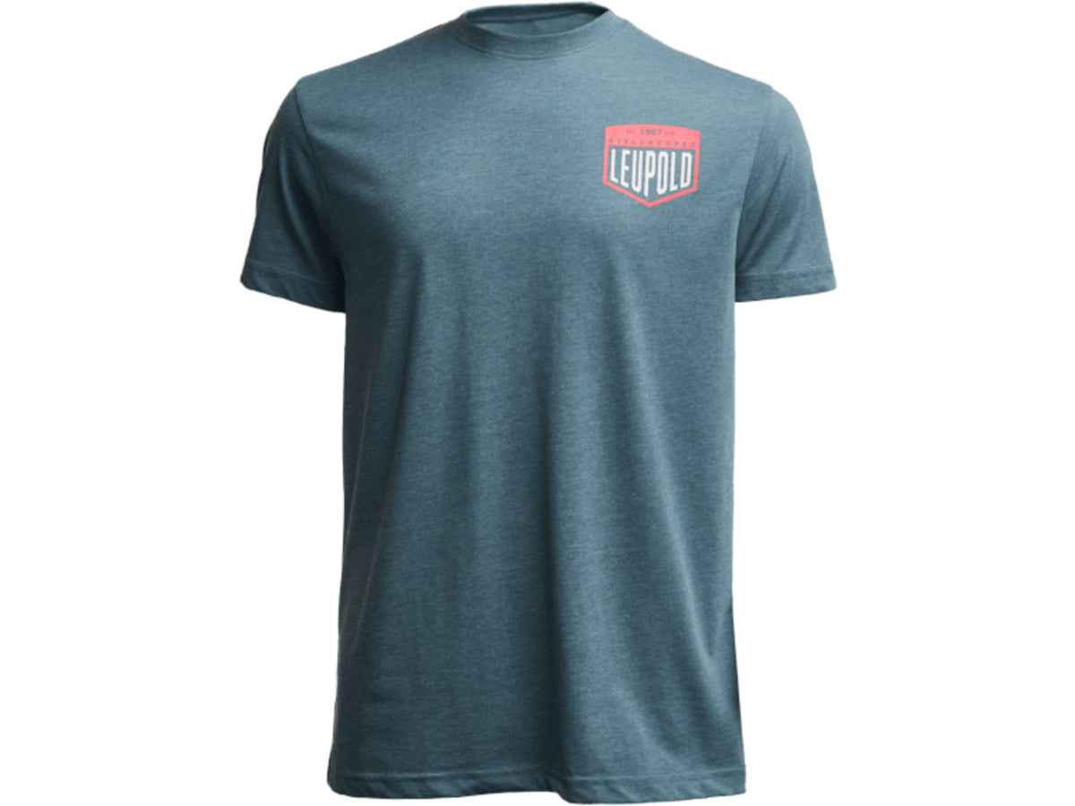 Leupold Riflescopes Badge Graphic T-Shirt Extra Large Indigo 186504
