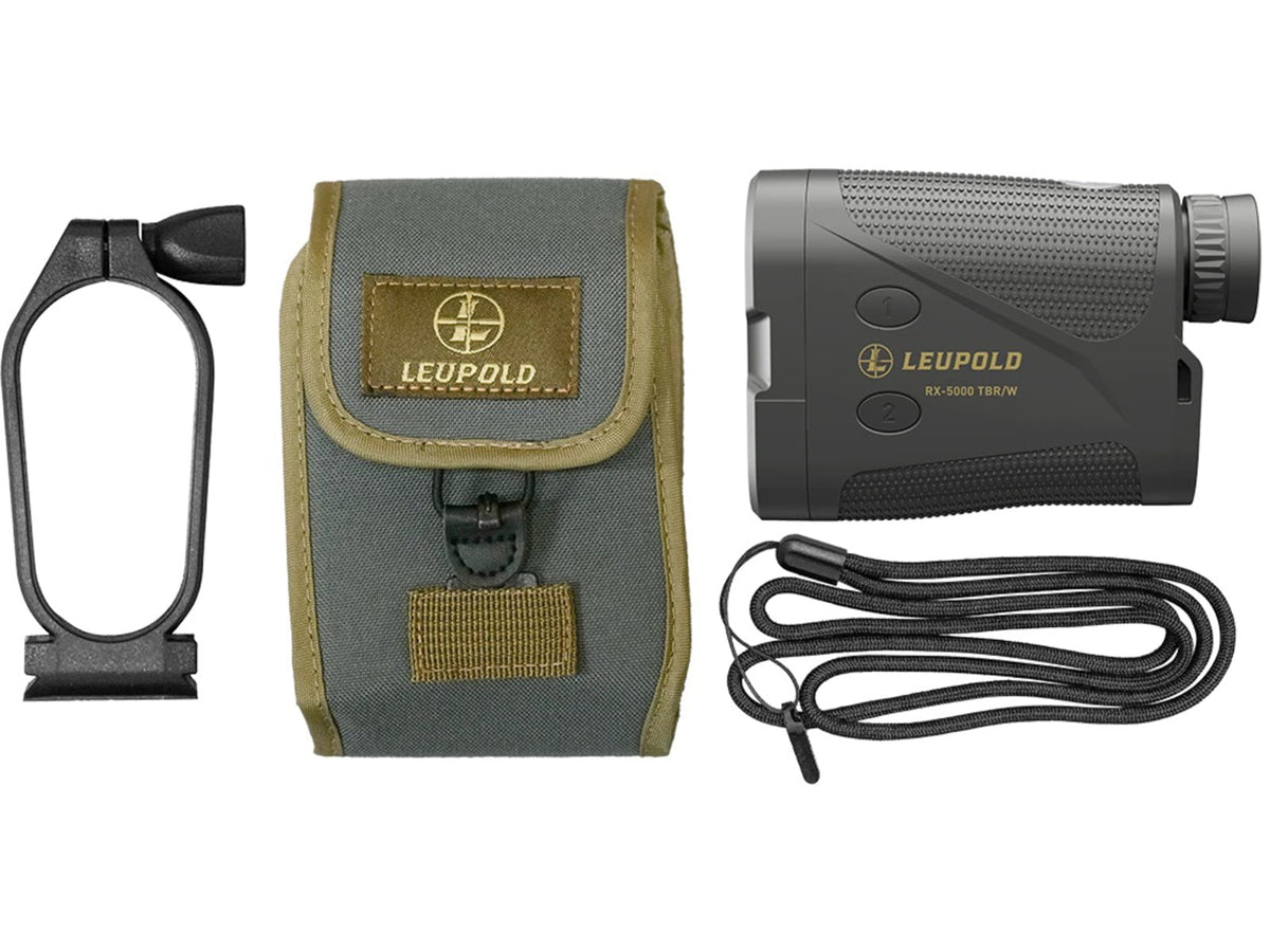 Leupold RX-5000 TBR/W w/ DNA Black/Black Rangefinders Black Small 184681