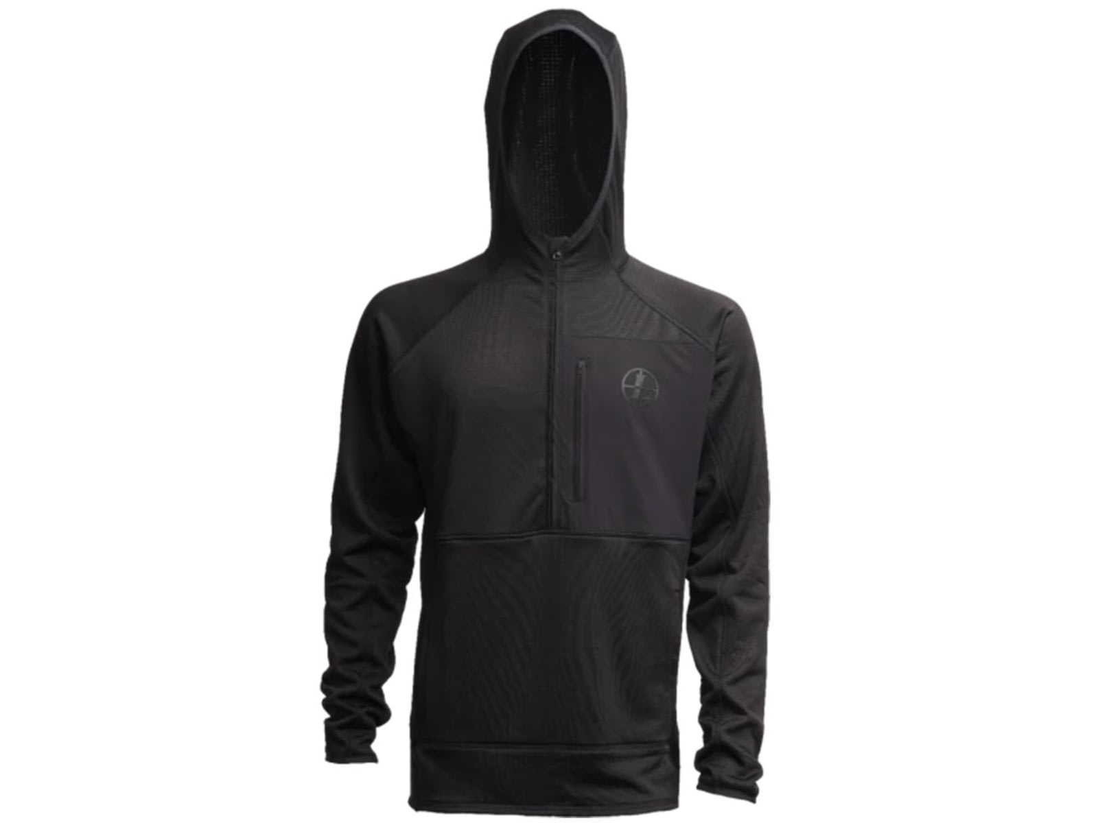 Leupold & Stevens Inc. Leupold Velum Half Zip Hooded Fleece Sweatshirt Charcoal XL 186713