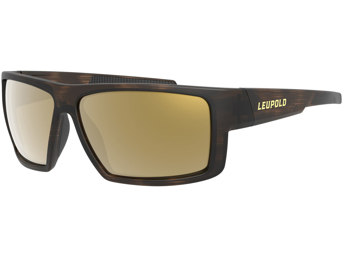 Leupold Switchback Sunglasses Matte Grey Frame Square Blue Mirror Lens Polarized Regular-Wide