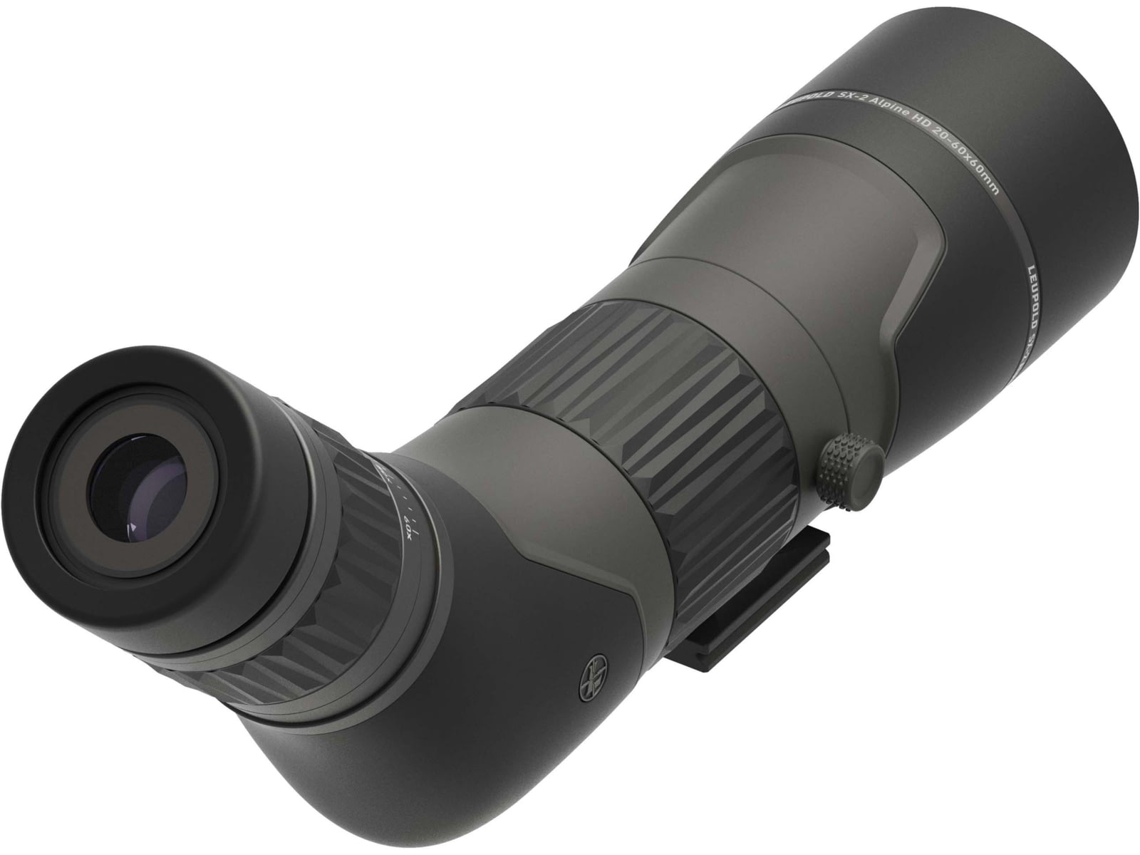 Leupold SX-2 Alpine HD Gen 2 20-60x60mm Spotting Scope Angled 14.3in Length Grey/Black