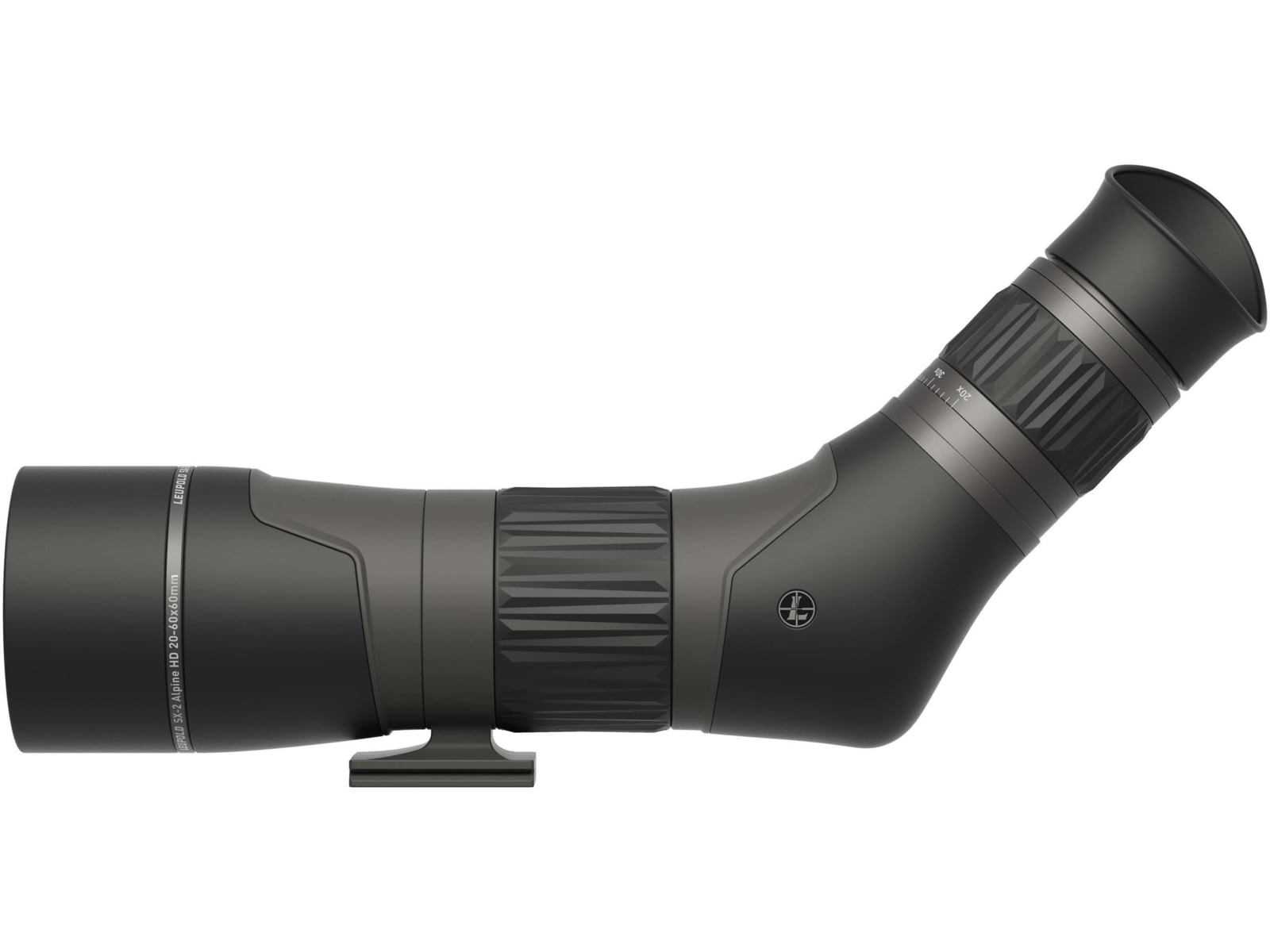 Leupold SX-2 Alpine HD Gen 2 20-60x60mm Spotting Scope Angled 14.3in Length Grey/Black