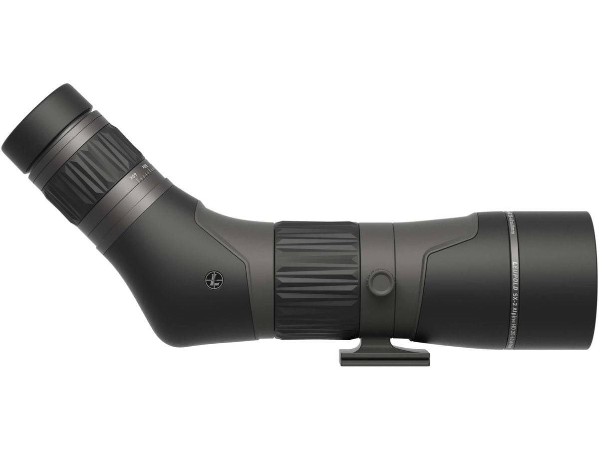 Leupold SX-2 Alpine HD Gen 2 20-60x60mm Spotting Scope Angled 14.3in Length Grey/Black