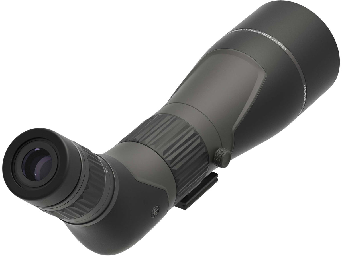 Leupold SX-2 Alpine HD Gen 2 20-60x80mm Spotting Scope Angled 16.7in Length Grey/Black 185684