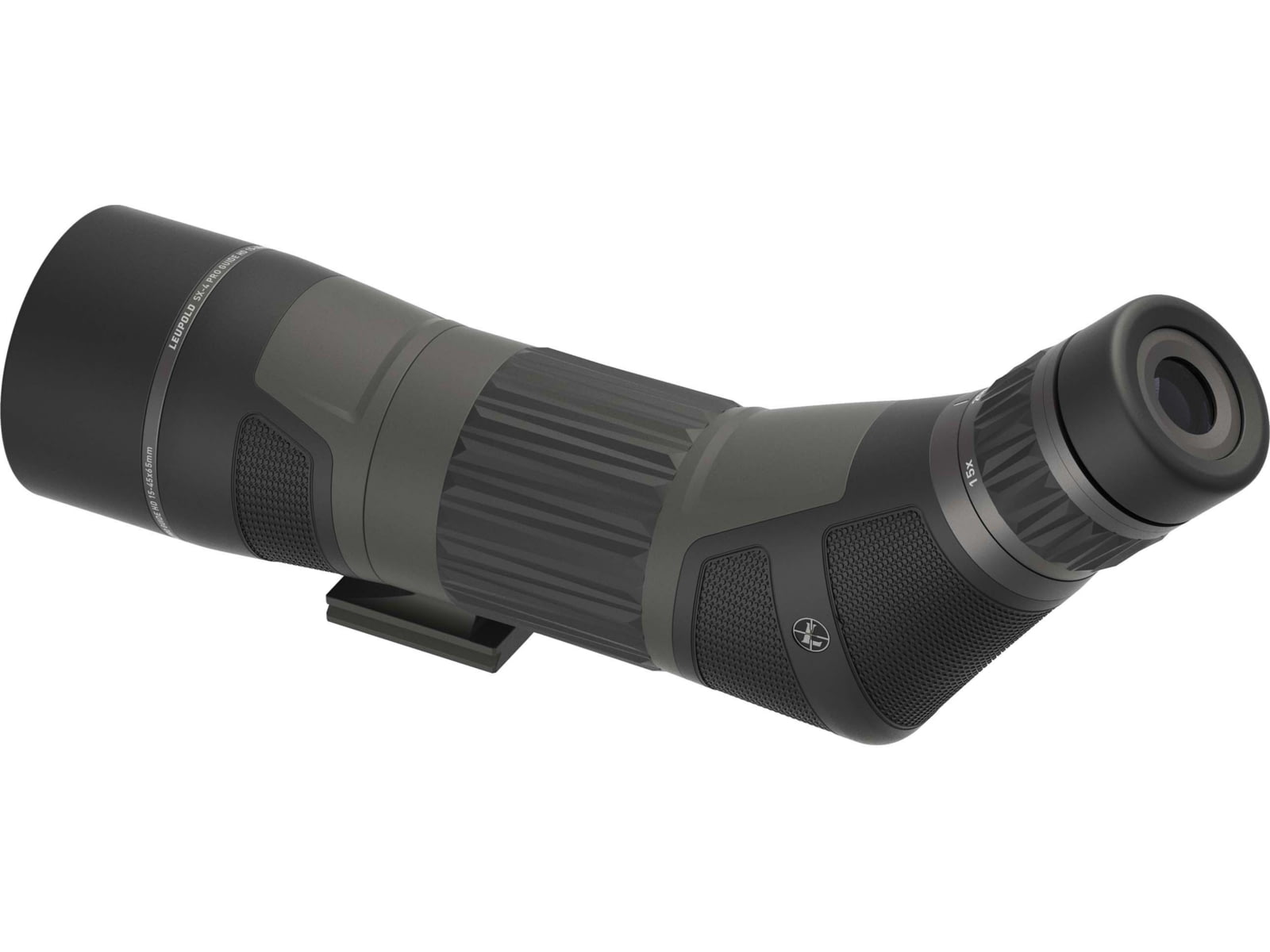 Leupold SX-4 Pro Guide HD Gen 2 15-45x65mm Spotting Scope Angled Grey/Black