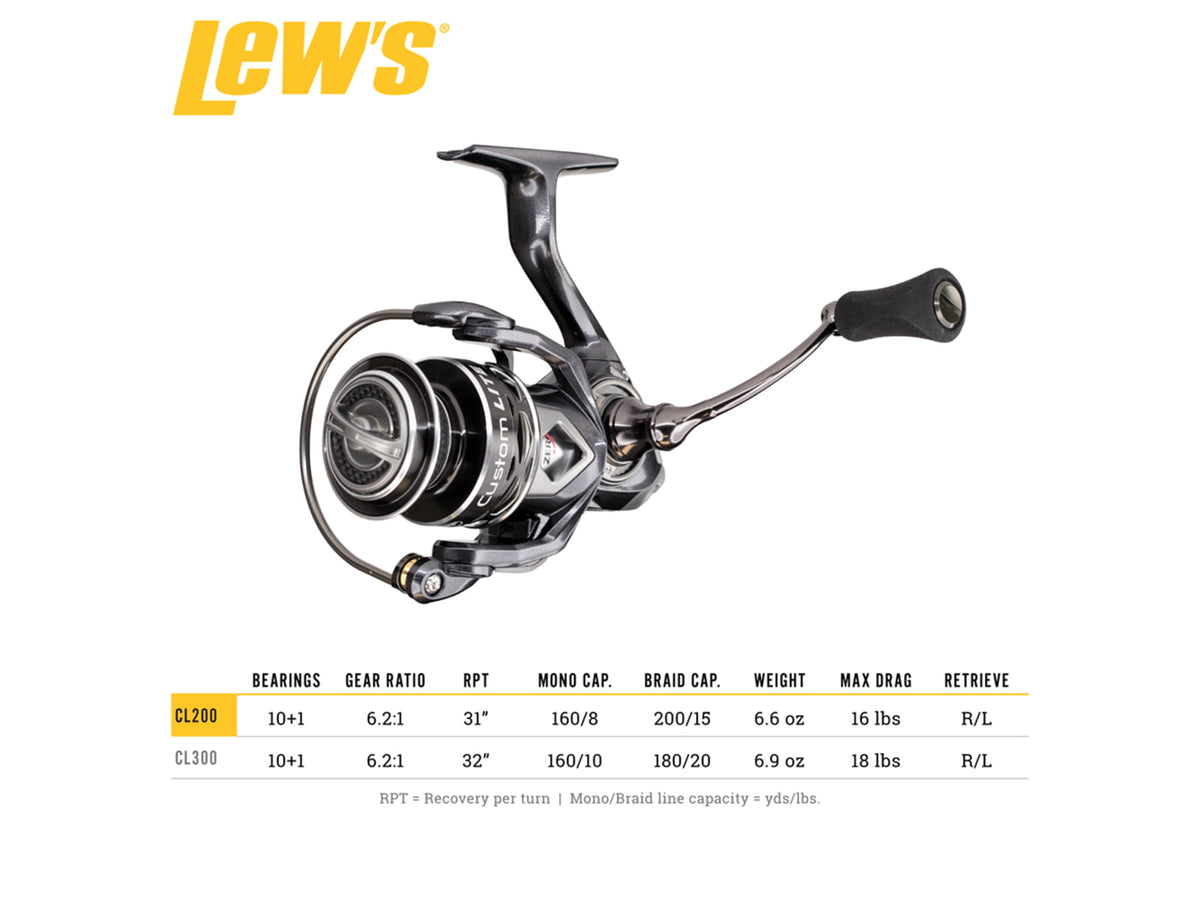 Lew's Custom Lite Spinning Reel SZ