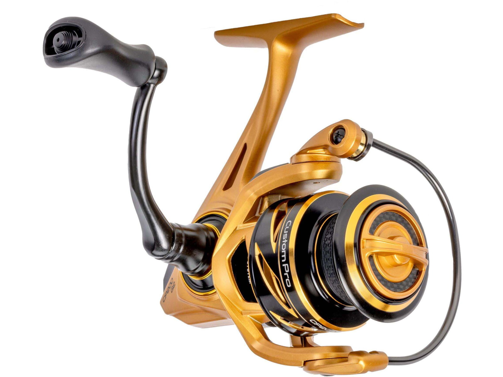 Lew's Custom Pro 300 Spinning Reel SZ 300 Reel 10+1 Bearings 6.2-1 Ratio Aluminum Frame and Sideplate Aluminum Speed Gears Hybrid Carbon Drag