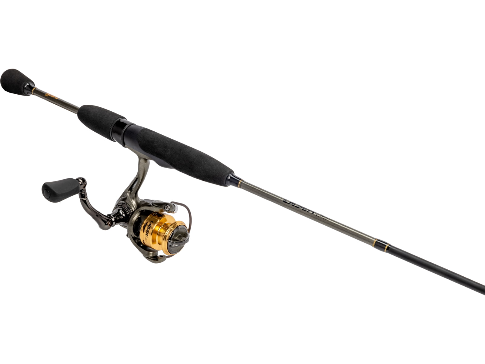 Lew's Laser Lite Spinning Reel and Rod Combo 5ft 6in 1-PC Rod w/ Light and Fast SZ 75 Reel 3+1 Bearings 5.0-1 Ratio Speed Lube Metallic