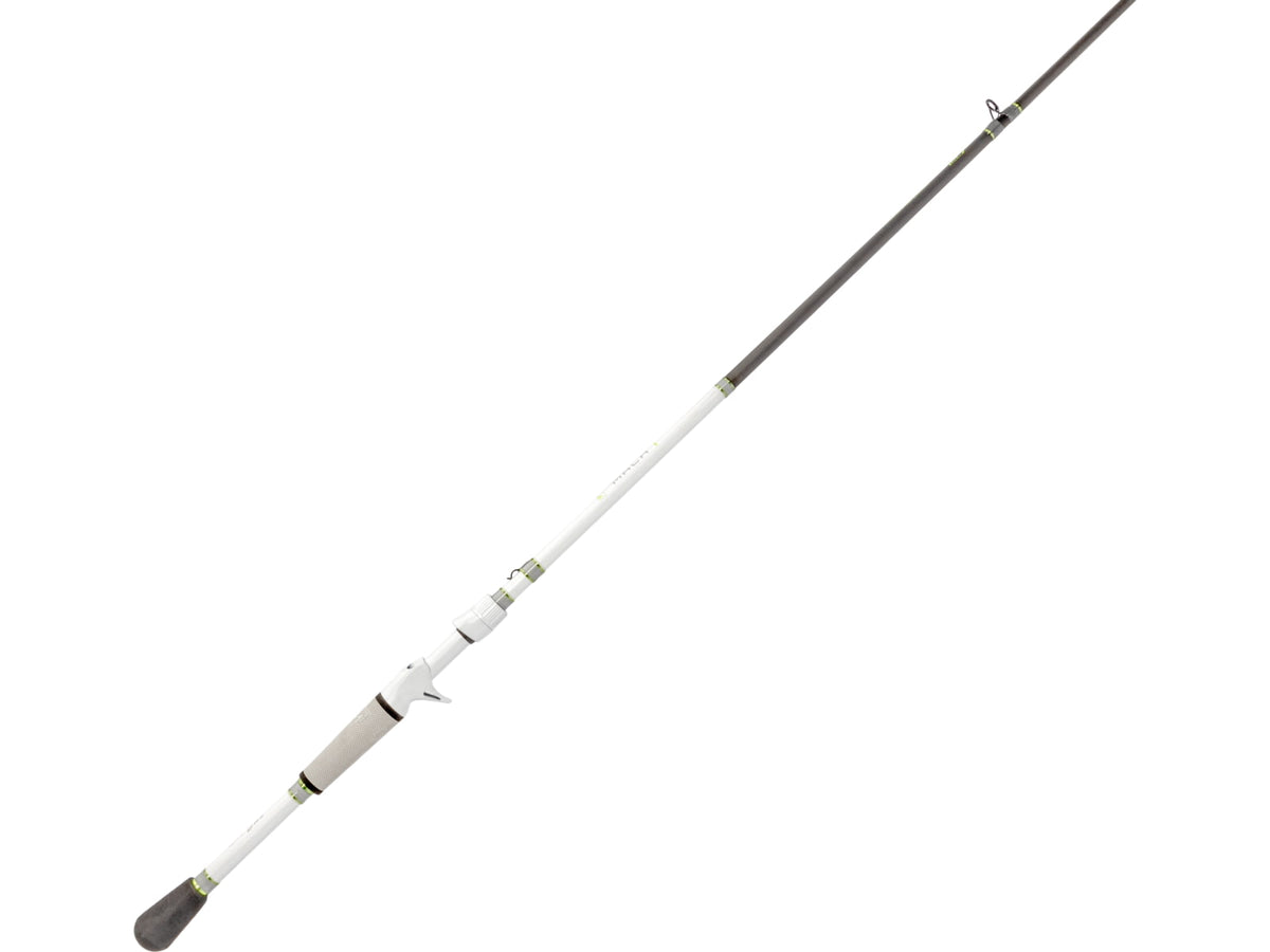 Lew's MACH 1 Casting Rod 6ft 10in 1-PC IM7 Graphite Rod w/ Medium-Heavy and Moderate-Fast Winn Dri-Tac Split-Grip Graphite Skeletal Reel Seat