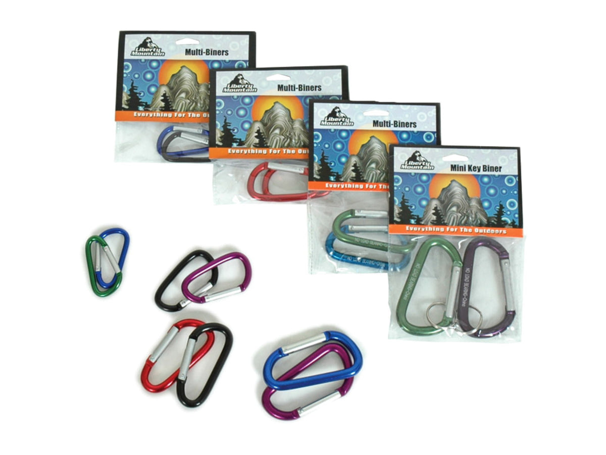 Liberty Mountain Multi Biners 70 Mm Bulk Assort 3207