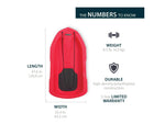 Lifetime Products 48in Premium Snow Sled 2 Pack Red 91181