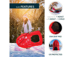 Lifetime Products 48in Premium Snow Sled 2 Pack Red 91181