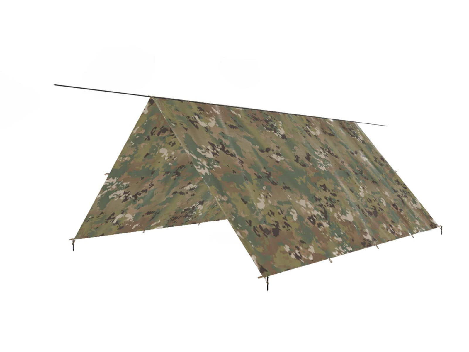 LiteFighter Gear Commando Field Tarp Tents OCP Camouflage 120in x 120in CD1100-OCP