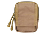 Loaded Gear CX-800 Accessory Pouch Dual Zipper Design Compatible w/ Molle System Dark Earth BI12632