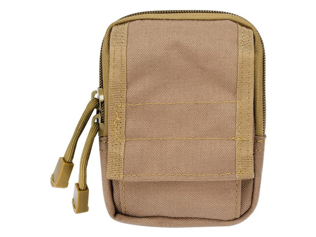 Loaded Gear CX-800 Accessory Pouch Dual Zipper Design Compatible w/ Molle System Dark Earth BI12632