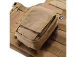 Loaded Gear CX-800 Accessory Pouch Dual Zipper Design Compatible w/ Molle System Dark Earth BI12632
