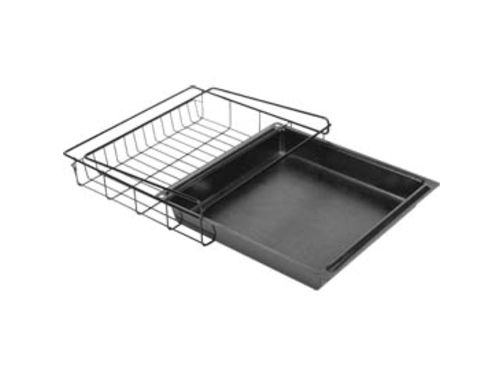 Lockdown Vault Space Drawer Black 14x14x4in Metal Black