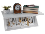 Lockdown In Plain Sight Hidden Shelf White