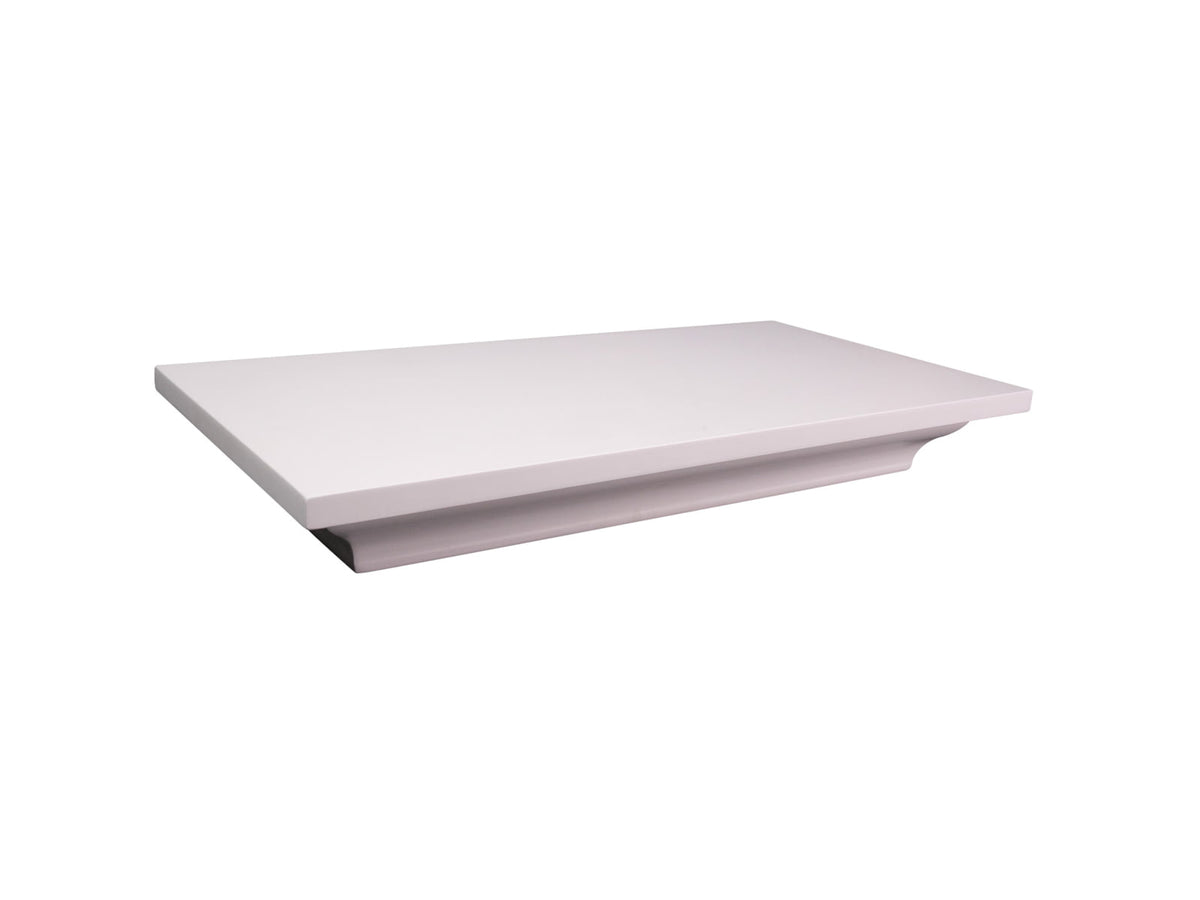 Lockdown In Plain Sight Hidden Shelf White