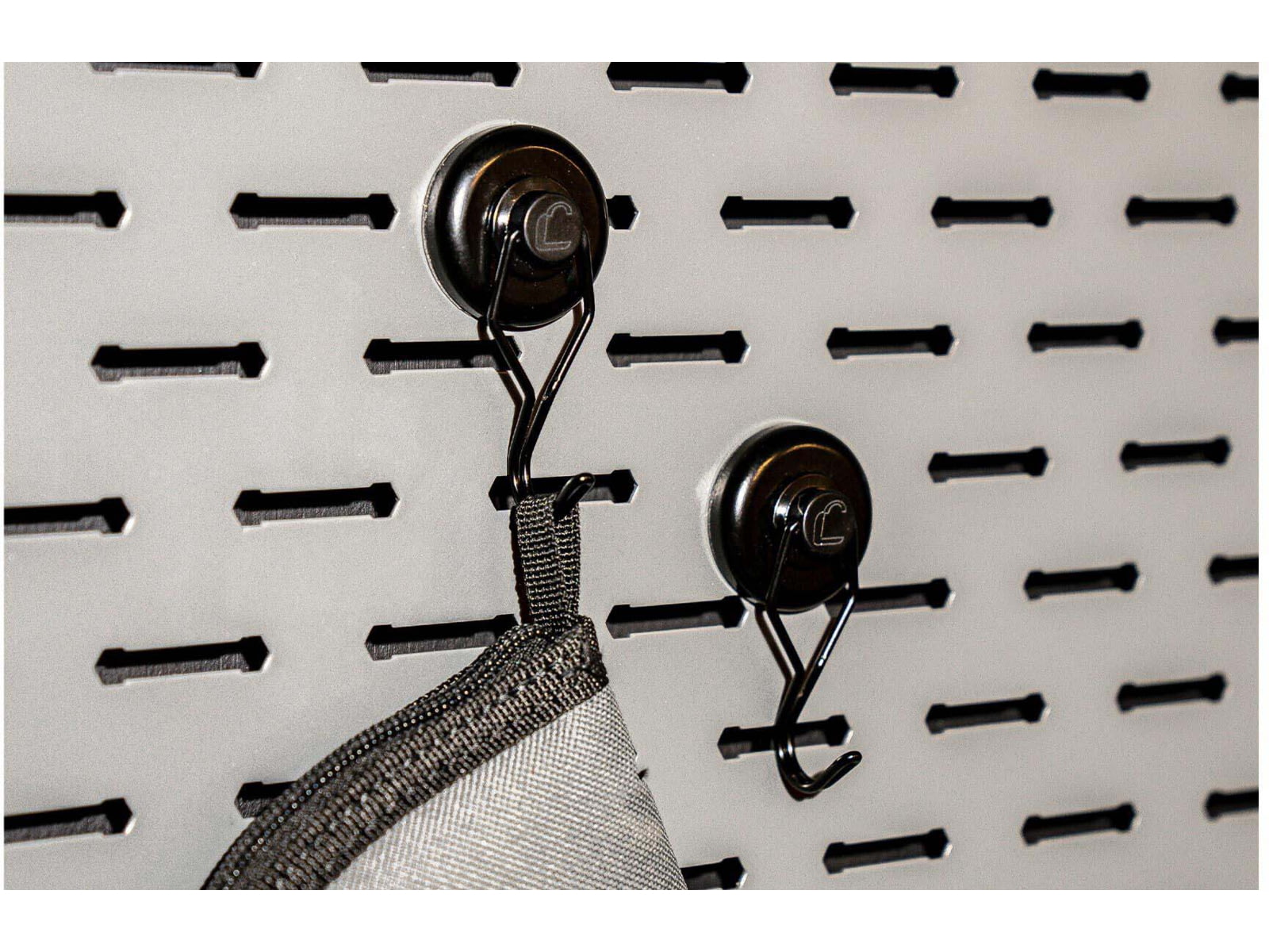 Lockdown Magnetic Hook 2-Pack Black