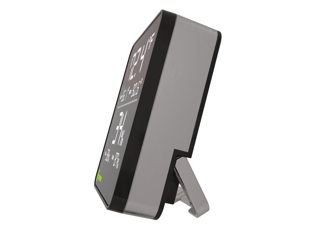 Lockdown Wireless Digital Hygrometer Black/Silver 1116792