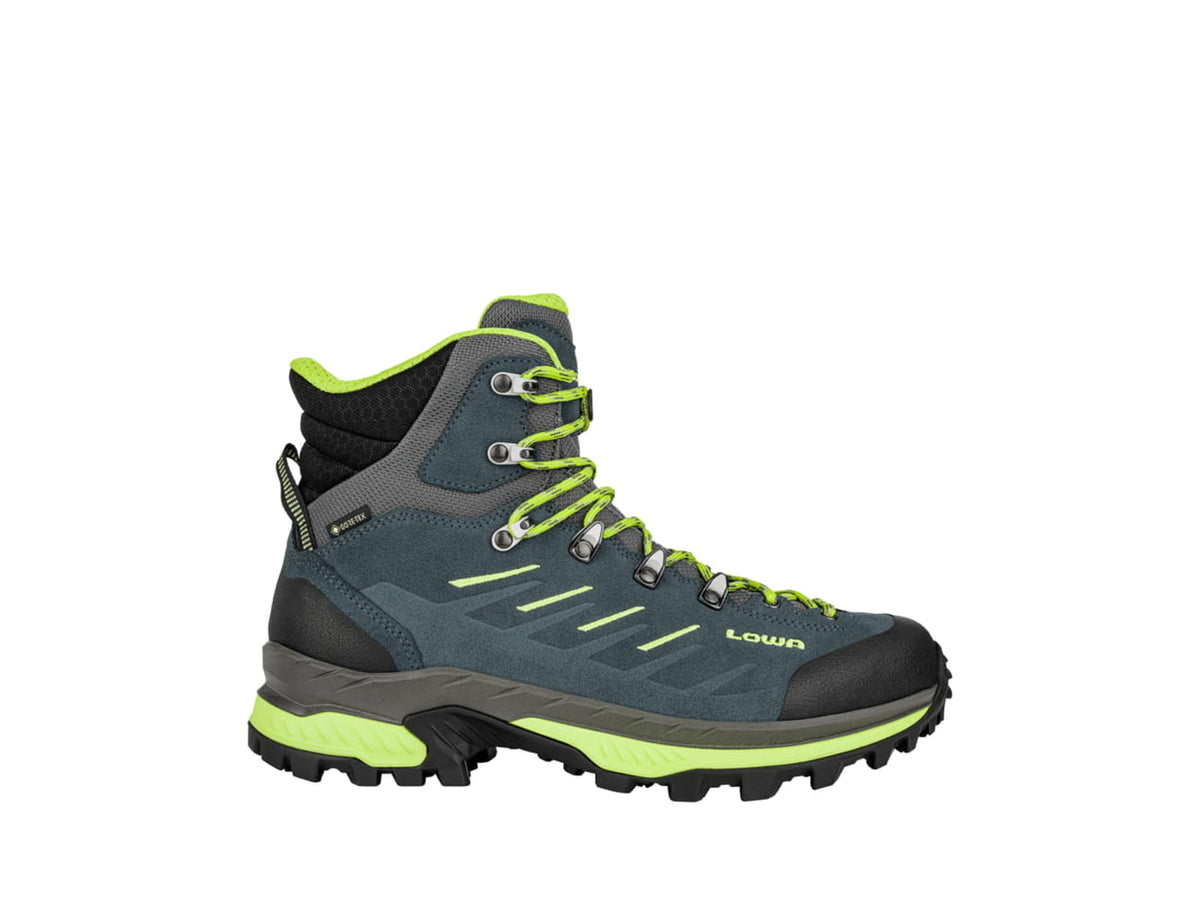 Lowa Randir GTX Mid Hiking Shoes - Men's Blue/Lime
