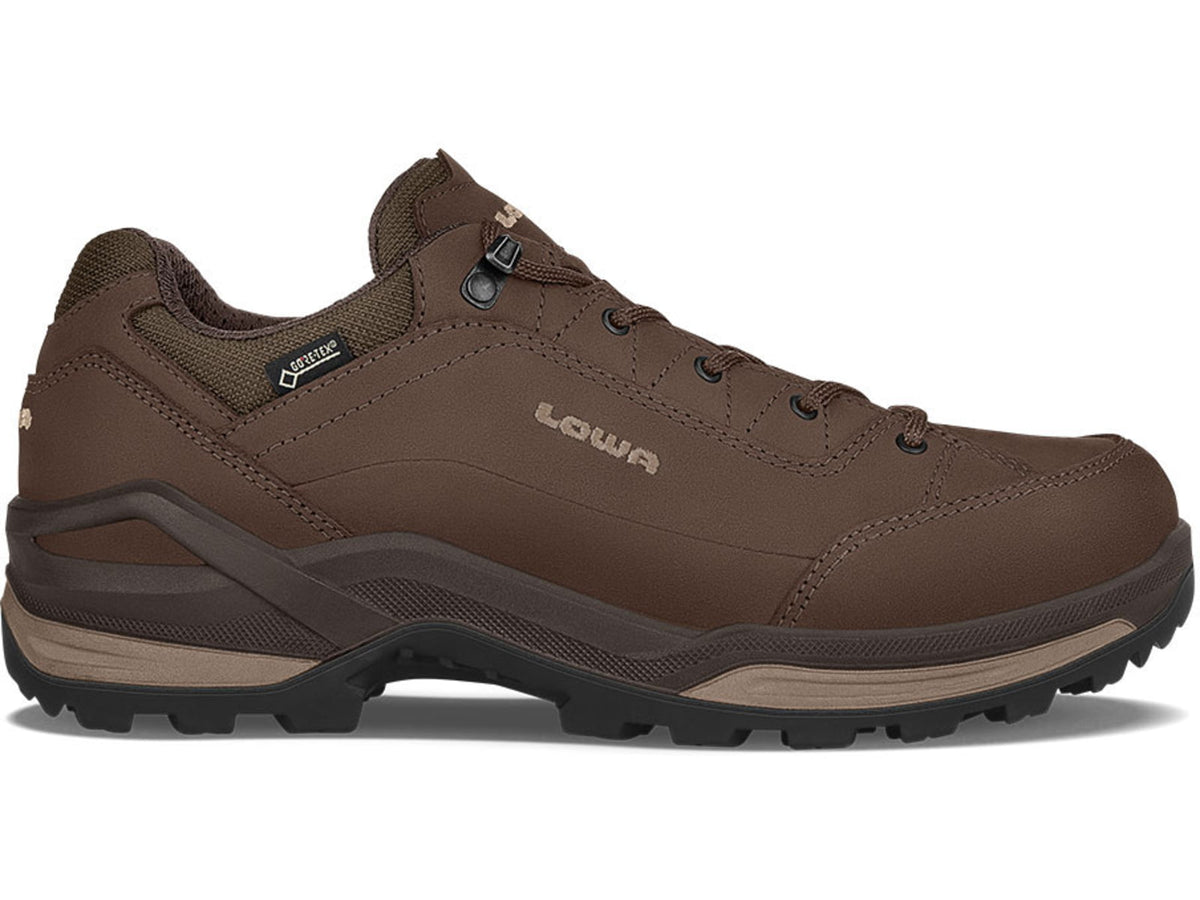Lowa Renegade GTX Lo Hiking Shoes - Men's Narrow 7.5 US Espresso/Beige 3109664211-ESPBEG-7.5 US