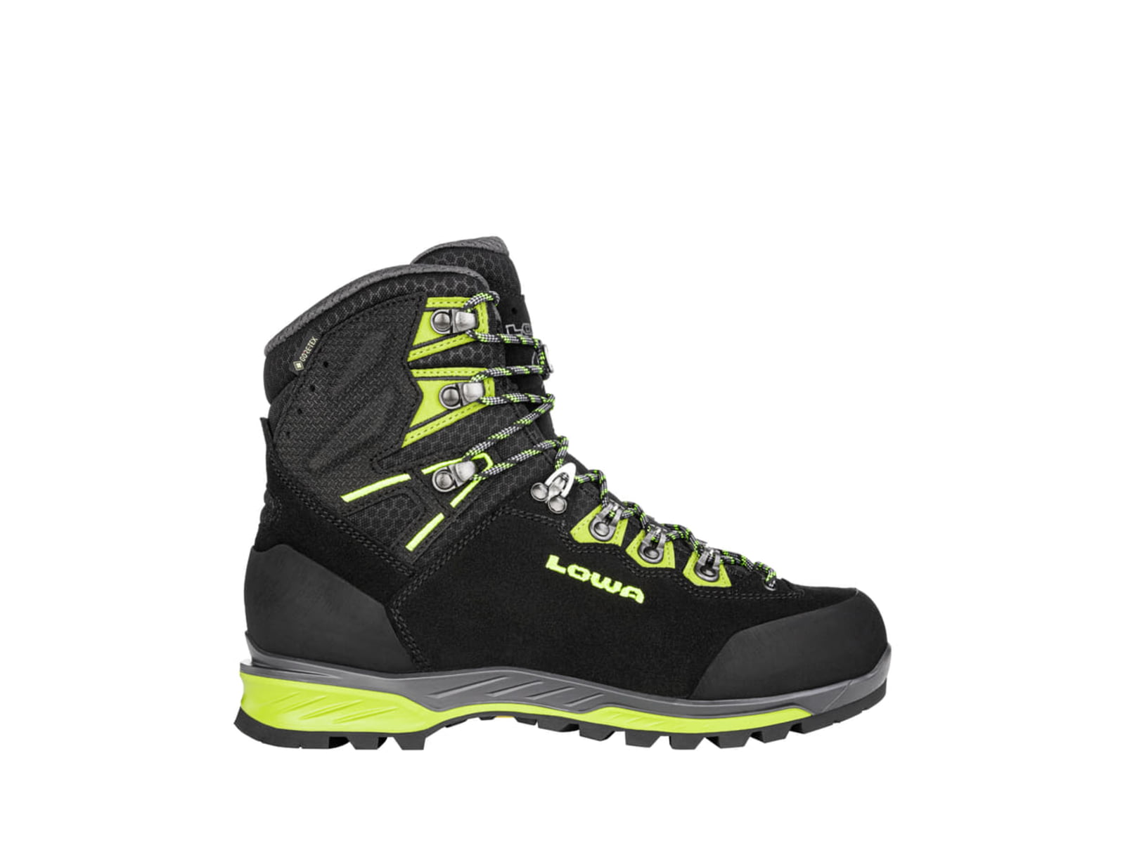 Lowa Ticam Evo GTX Hiking Boots - Women's Wide Black/Lime