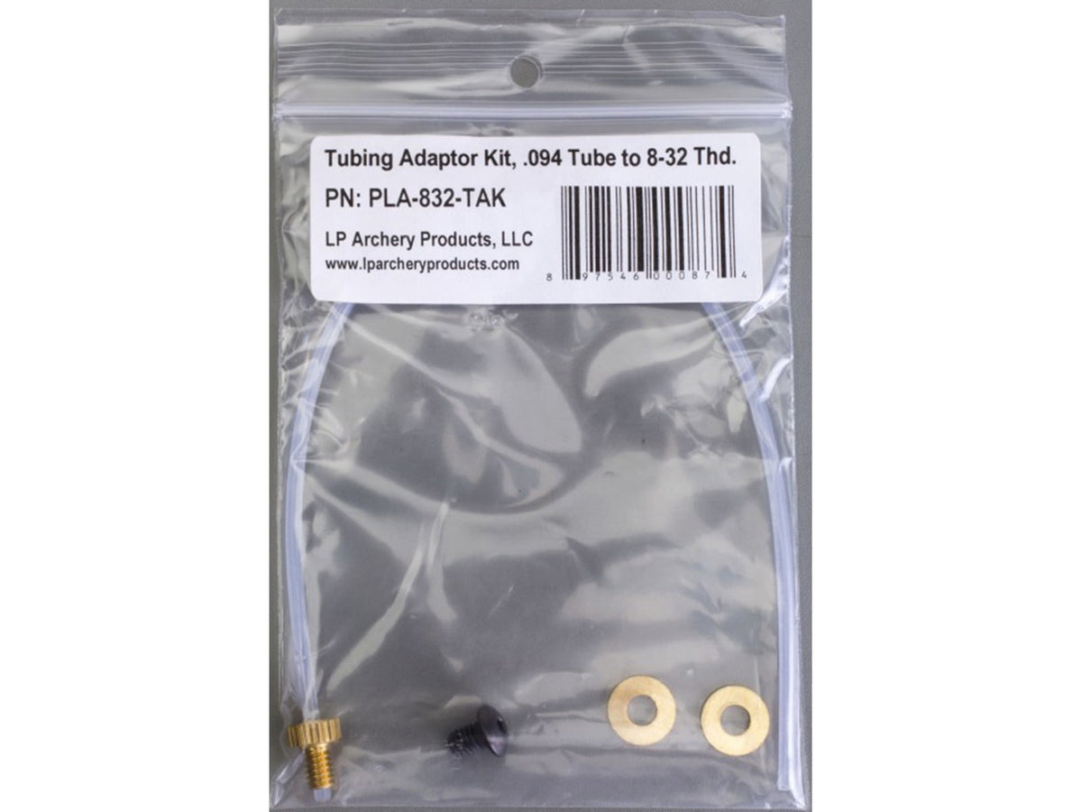 LP Archery LP Archery LP Tubing Adapter Kit Clear/Gold PLA-832-TAK