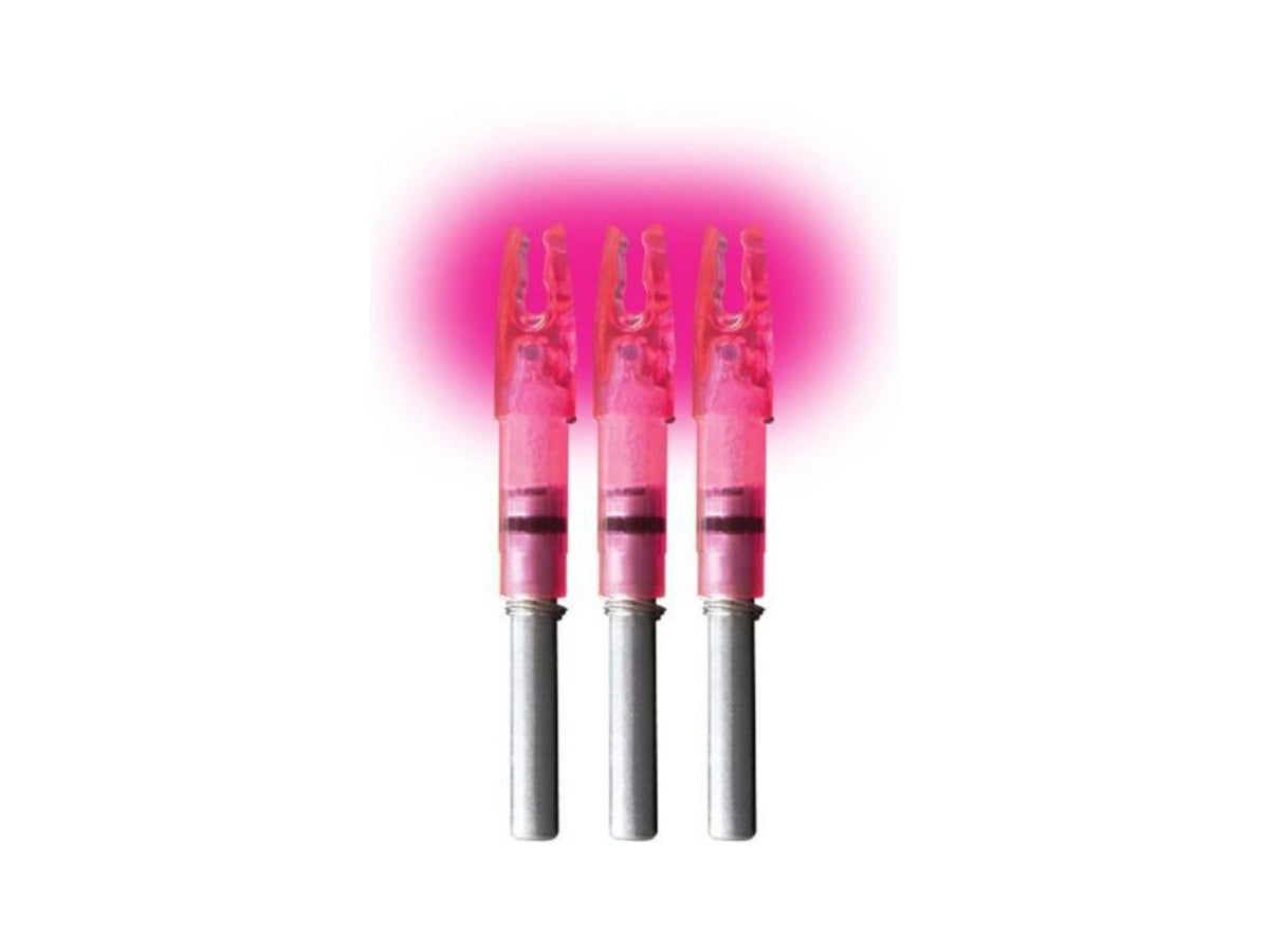 Lumenok Lighted Arrow H Nocks 3-Pack Pink H3P