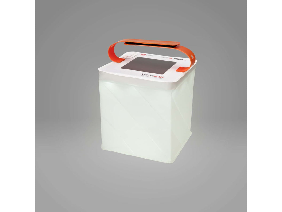 LuminAID Max QI Solar Lantern w/Phone Charger White