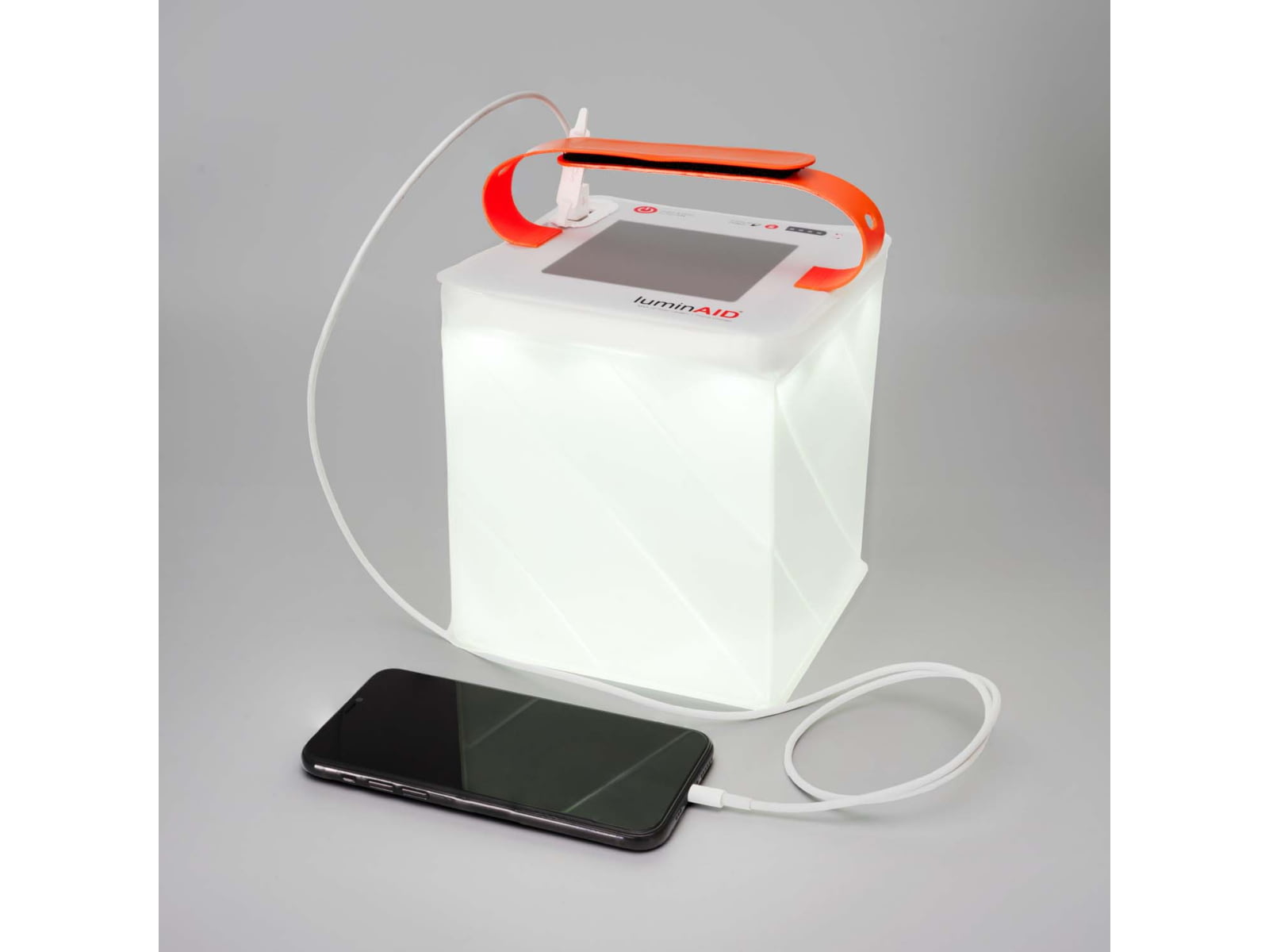 LuminAID Max QI Solar Lantern w/Phone Charger White