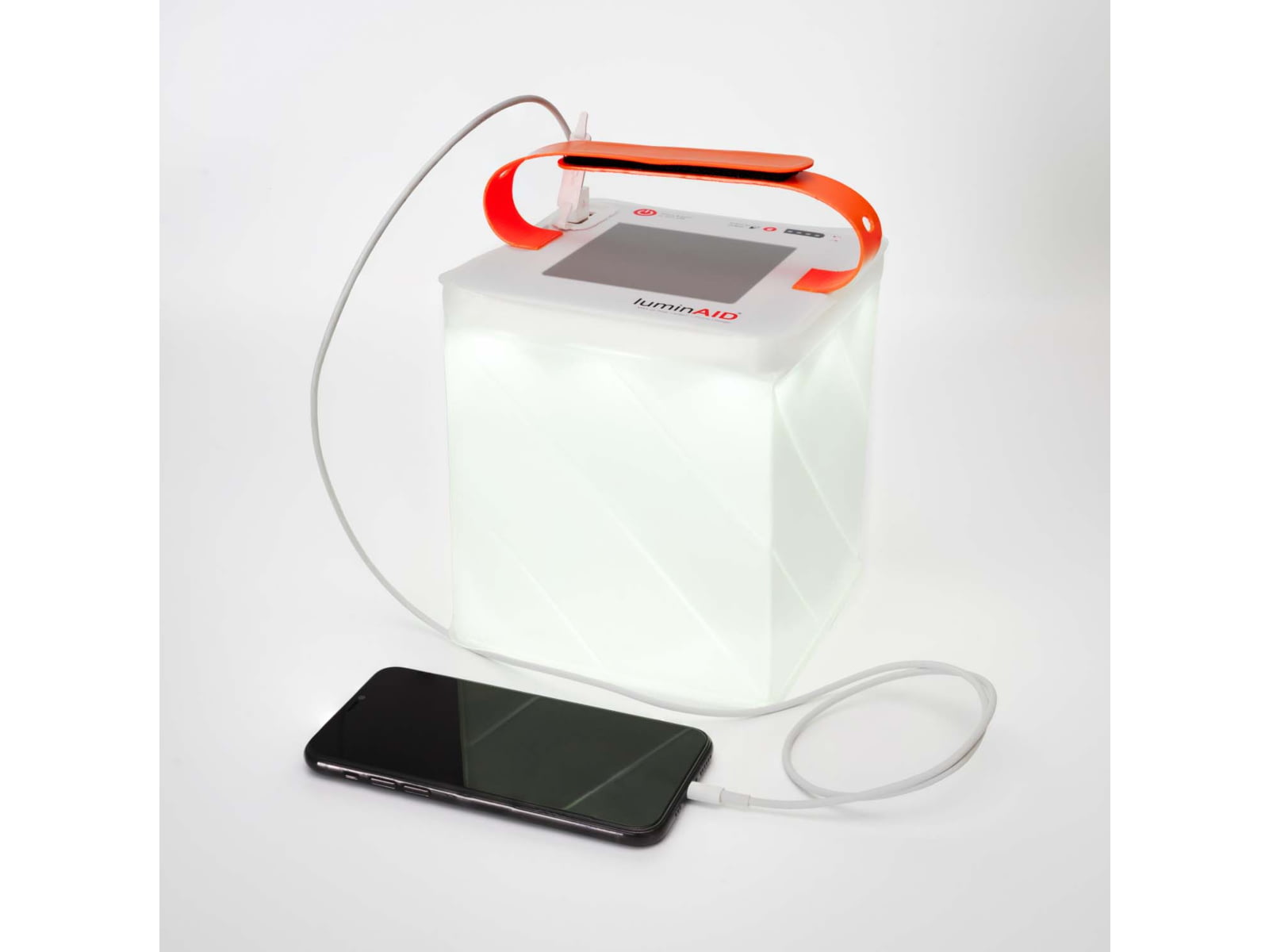 LuminAID Max QI Solar Lantern w/Phone Charger White
