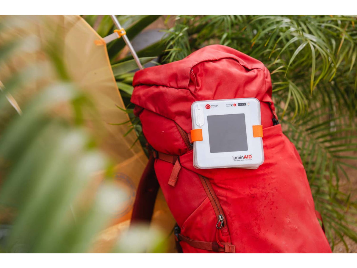 LuminAID Max QI Solar Lantern w/Phone Charger White