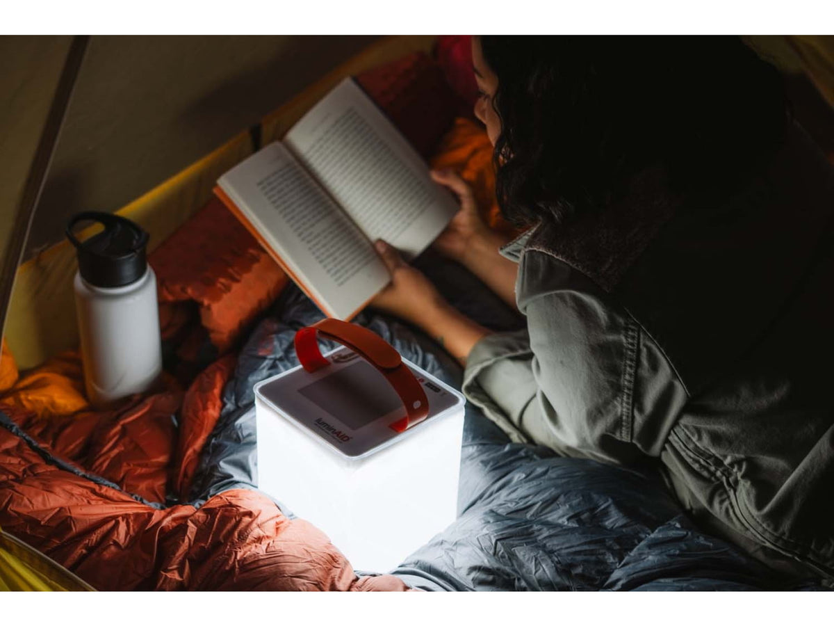 LuminAID Max QI Solar Lantern w/Phone Charger White